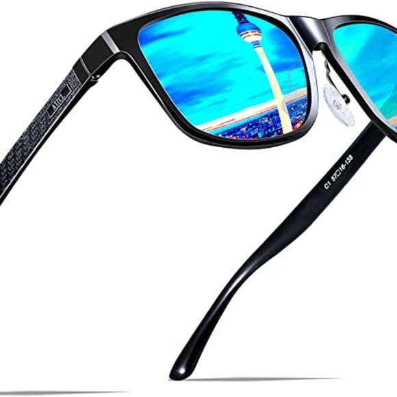 ATTCL Retro Metal Driving/Polarized Sunglasses - Picture 3 of 13